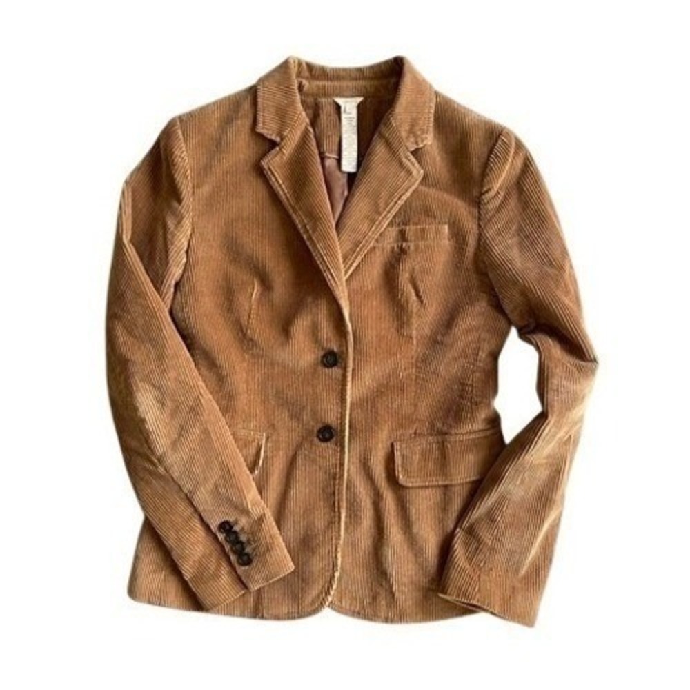 J.Crew Corduroy Blazer Jacket Camel Brown Preppy Academia Old Money Women Size 2 - Picture 15 of 16